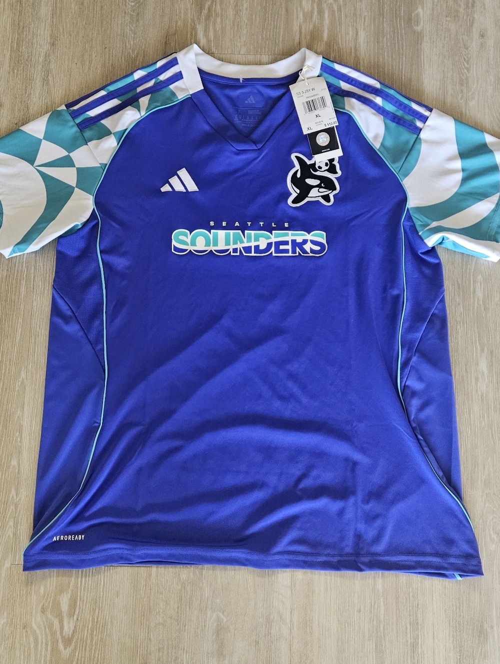 Adidas 2025 Seattle Sounders 3rd MLS Jersey JI7325 Women’s XL